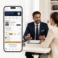 Servicio Legal Personalizado, Consulta de Abogado, Desarrollo de Aplicaciones, Aplicación Web Multiplataforma, Directorio IOS y Android, Programación de Citas