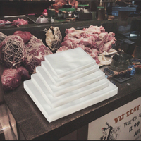 Sac sous vide en plastique PE transparent personnalisable, utilisable au micro-ondes, pour le stockage des aliments au congélateur, la nourriture pour animaux de compagnie, la dinde rôtie, le lait à mâcher, la gelée