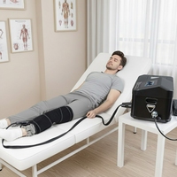 Nouvelle machine de cryothérapie 3-en-1 avancée, sans glace, à eau froide et chaude, avec massage par compression d'air pour le soulagement local de la douleur