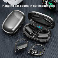 Écouteurs sportifs sans fil A520 Open-Ear TWS Bt5.3 stéréo pour la course, avec crochet d'oreille, casque HiFi et microphone
