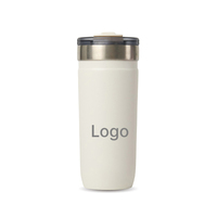 Gobelet isotherme en gros en acier inoxydable 304, tasse à café avec couvercle à paille escamotable, revêtement en poudre, portable, réutilisable, pour boissons en extérieur