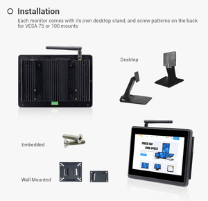 Nhúng và mở khung gồ ghề 7 inch 10 inch tất cả trong một máy tính Android điện dung cảm ứng công nghiệp panel màn hình PC - Product Image 5