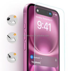 Protection d'écran en verre trempé HD 2.5D, dureté 9H, pour 16 Pro Max Plus, anti-traces de doigts, ultra-fin, modèle 2026 - Product Image 1