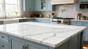 Muestra Gratuita de Losas Grandes de Cuarzo Artificial Vietnamita 100% Blanco Estatuario - Diseño Moderno para Baño, Cocina y Uso Hospitalario - Product Image 6