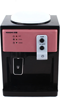 Distributeur d'eau de comptoir à chargement par le haut Mini distributeur de refroidisseur d'eau de bureau de 5 gallons avec eau chaude froide et chaude