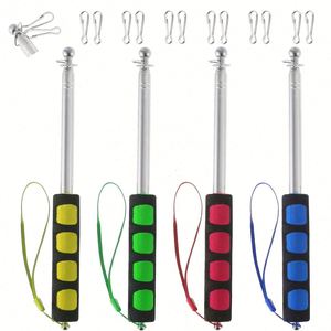 Drapeau télescopique portable léger et extensible en acier inoxydable, écologique, promotionnel, pour guide touristique et enseignant - Product Image 6