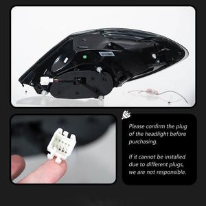 Conjunto de Luz Trasera LED CG de 12V, 6000 Lúmenes, 55W, Blanco Frío, Diseño Ojo de Demonio, Carcasa de PC y ABS para Mercedes-Benz Clase C W205 - Product Image 5