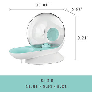 New thông minh sang trọng điện ABS 3L Pet Cat Dog nhựa tự động thức ăn vật nuôi uống nước Quả đài phun nước - Product Image 6