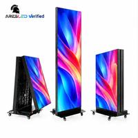 Écran d'affichage LED pliable P1.25 P1.53, écran publicitaire portable pour exposition, salon professionnel, magasin de détail, événement