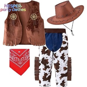 Disfraz de Vaquero del Oeste para Niños HESPER, Conjunto para Halloween, Cosplay y Fiestas, con Falda y Traje - Product Image 2