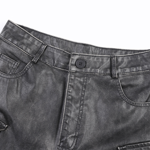 Yeni moda yüksek sokak <span class=keywords><strong>Denim</strong></span> Hip Hop tarzı tulum kadınlar için Set erkekler Stonewashed Patchwork kargo kot geniş bacak pantolon