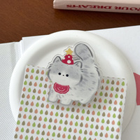 Clip de Sellado Acrílico con Diseño de Gatito Adorable, Material PP, Diseño de Cola Larga para Niñas y Estudiantes, Pequeño Clip de Notas con Dibujos Animados, Desde China