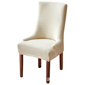Funda <span class=keywords><strong>de</strong></span> sillón larga <span class=keywords><strong>de</strong></span> jacquard <span class=keywords><strong>de</strong></span> color liso, elástica <span class=keywords><strong>de</strong></span> una pieza, modelo 06T - Product Image 6