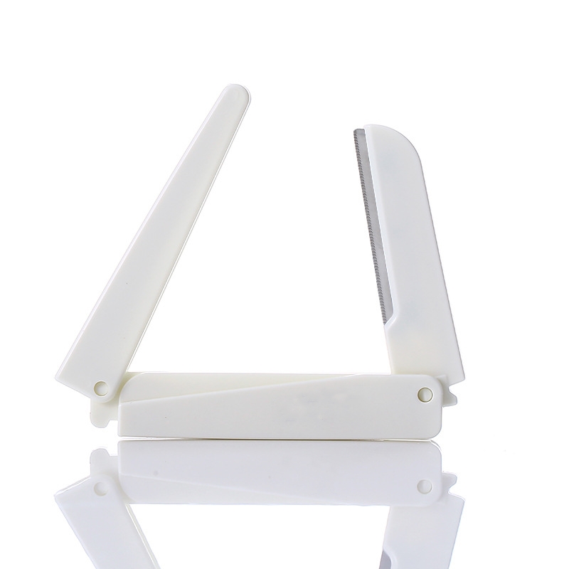 Складной макронож для бровей тройного сложения нож для бровей острый скребок для бровей инструмент для красоты 2 упаковки