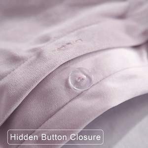 غطاء لحاف ناعم للغاية من المورد من المصنع 3 قطعة غطاء لحاف مخملي مقاس واحد يناسب جميع الفصول - Product Image 4