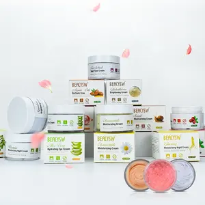 Özel etiket aloe vera nemlendirici göz yüz kremi cilt bakımı nemlendirici anti aging kırışıklık sıkma beyazlatma yüz losyonu