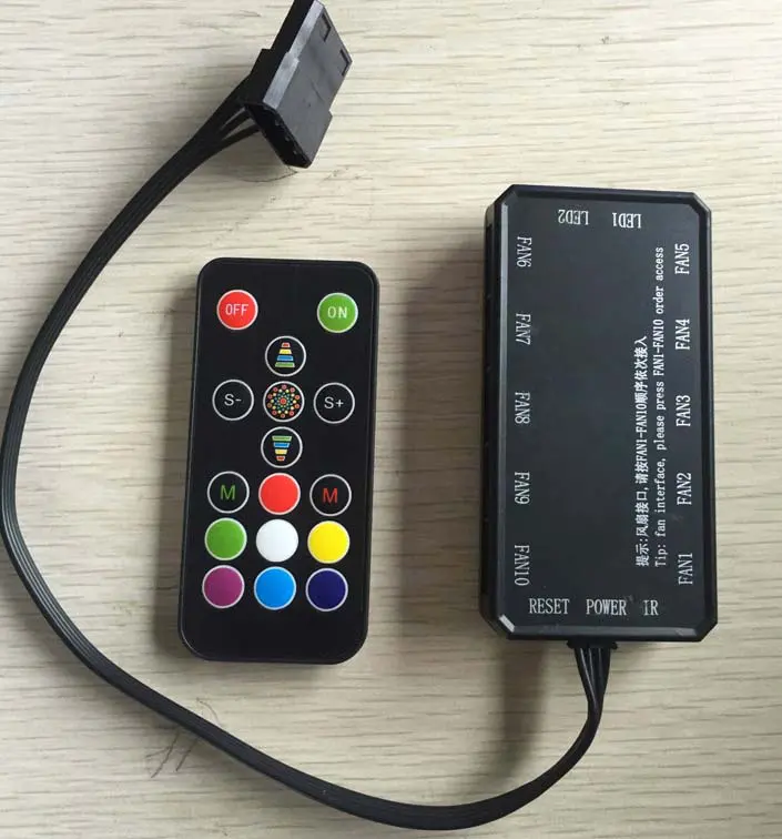 RGB Fan control and remote control