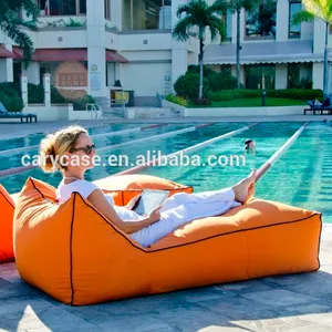 Long Modern Extra Large Komfort gemütlich Lazy Boy Polyester Stoff wasserdicht Outdoor Strand Sitzsack Sofa