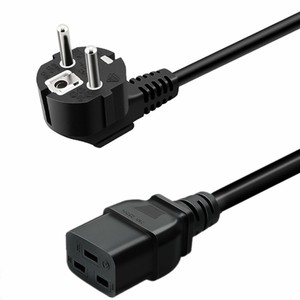 Cable de Alimentación CA Nema 5-15P a IEC C19 16A, Cable de Alta Resistencia SJTOW, Material PVC - Product Image 3