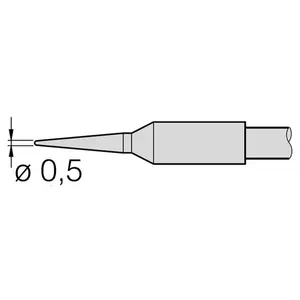 WEIDINGER Tip Length 13,5 Mm Soldering Iron Tips Conical D: 0.5 Mm Soldering Iron Tips Series C245 Soldering Iron T245