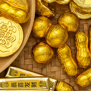 Gold Bars Gold Coins Ingots Chocolate Cake Decorations Birthday Wedding Reusable Embossing Rectangle Shape - Product Image 3