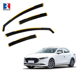 Déflecteurs de fenêtre intégrés pour Mazda - Pare-pluie et visières anti-vent compatibles avec les voitures et SUV Mazda - Product Image 3