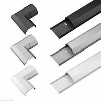 Chine Fabricant PVC Trunking Canal de câble en plastique de taille solide pour les conduits de câblage et le protecteur de câble