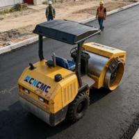 Compacteur vibrant CNCMC TRS03 de 3 tonnes à faible entretien pour les petites entreprises de location de matériel de construction