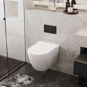 Youpin mediag — piège à suspension murale, toilette, suspension, sans bords, <span class=keywords><strong>Wc</strong></span>, porcelaine - Product Image 1