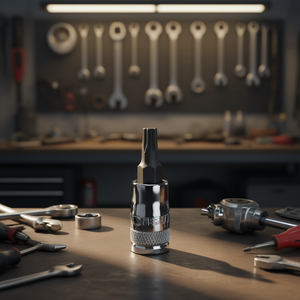 Enchufe Fervi con Inserto Xzn de 10 mm, Acabado Cromado - Product Image 3