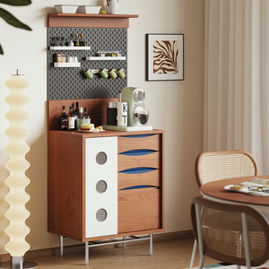 Vintage Style Solid Wood <b>Sideboard</b> 900mm High <b>Storage</b> Cabinet For Dining Room - Product Image 1