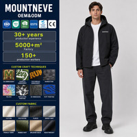 Veste coupe-vent à capuche pour homme, fermeture éclair intégrale, col montant, poches zippées, poignets à scratch, cordon de serrage à l'ourlet, légère, production OEM