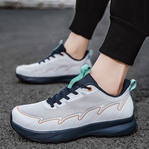 Chaussures de sport légères et amortissantes pour hommes, baskets de course décontractées, logo personnalisé, usine OEM - Product Image 2
