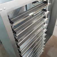 Ventilateur d'extraction industriel en métal, à pression, extracteur avec marteau d'égouttage, volaille, serre, 2 pièces