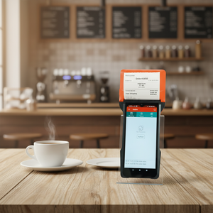 Terminal POS Android con Impresora, Impresión Automática de Pedidos, Compatible con GloriaFood y <span class=keywords><strong>Loyverse</strong></span> para Restaurantes, POS Portátil de 80 mm - Product Image 2