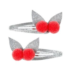 Pinzas para el Cabello con Pompones Hechas a Mano, Regalos Favoritos para Niñas, Accesorios para el Cabello, Talla Única - Product Image 3