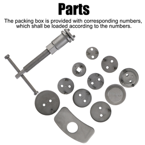 Kit de 13 pièces pour compresseur de piston d'étrier de <span class=keywords><strong>frein</strong></span> à disque de voiture, outil de réparation automobile pour <span class=keywords><strong>garage</strong></span> - Product Image 2