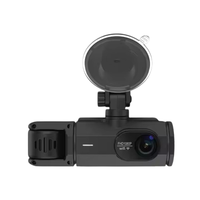 Nouvelle Caméra de Voiture J01 Full HD 1080P à 3 Objectifs (Avant, Intérieur, Arrière) avec Détection de Mouvement et Anti-Choc, Enregistreur de Conduite (DVR) pour Véhicules