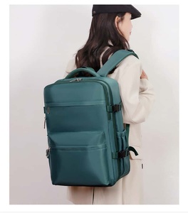 Sac à dos unisexe en nylon souple FF-199, 20-37L, imperméable, respirant, avec ceinture à coussin d'air, pour usage quotidien, voyage, vert - Product Image 1
