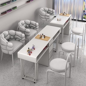 Mesa y Silla de Manicura Individual Wss 2026, Mesa de Manicura Profesional con Aspiradora para Salón de Uñas - Product Image 5