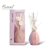 Diffuseur de Parfum Luxe à Bâtonnets en Huile Essentielle 20 ml pour Maison, Bouteille en Verre avec Emballage Personnalisé, Rafraîchissant d'Air