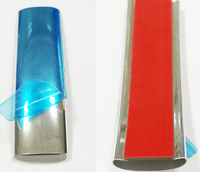 Garniture de moulage en chrome brillant pour voiture, pare-chocs anti-collision, bande de protection de bord, accessoires d'extérieur élevés