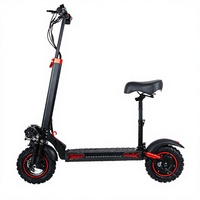 Scooter électrique pliable tout-terrain 1200W, 48V, en alliage d'aluminium, vitesse 50 km/h, autonomie 40-60 km, pour adultes