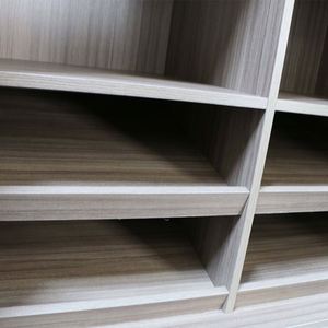Armoires modernes à portes coulissantes en bois, vente directe d'usine, vente chaude, contreplaqué de particules - Product Image 2
