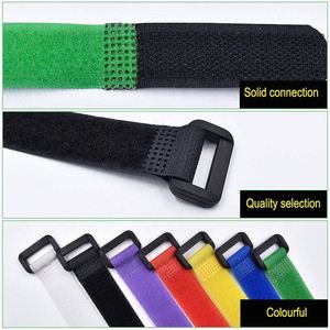 Multi-functional Loop Colorful Velcroes Cable Ties Back-to-Back <b>Hook</b> & Loop Tape Custom Colorful Velcroes - Product Image 4