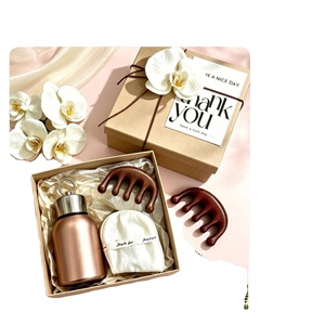 Set de Regalo de Boda de 3 Piezas: Termo, Peine de Madera para Masajes y Antifaz para Dormir, para Invitados y Damas de Honor, Regalos de Agradecimiento - Product Image 2