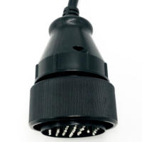 Cable Adaptador de 37 Pines para Camiones Autocom CDP+/TCS DS150 para Diagnóstico de Vehículos, Máquinas Electrónicas, Aislado con PTFE