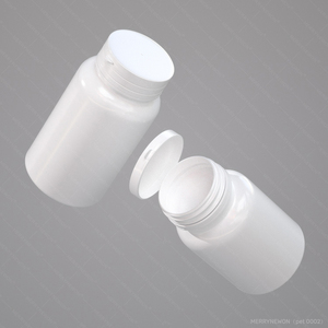 Botella de PET para Cápsulas con Impresión de Logotipo Personalizado, Tapa Abatible, Envase de Grado Médico para Medicamentos - Product Image 3