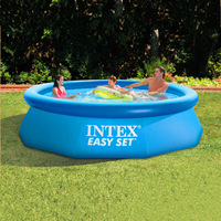 Piscine gonflable hors sol Intex 28106 en PVC de 8 pieds, grande piscine familiale pour jeux aquatiques, vente chaude
