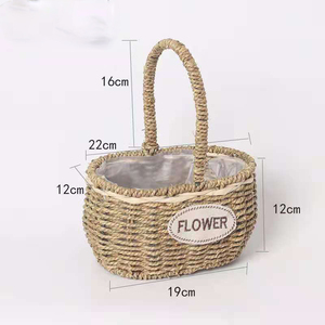 Nuevo Producto Más Vendido en 2023, Cesta de Mimbre Vacía Hecha a Mano para Flores, Regalo - Product Image 5
